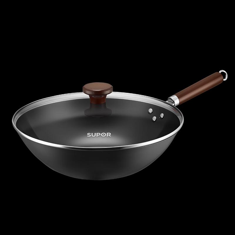 SUPOR 32cm Healthy Iron Wok