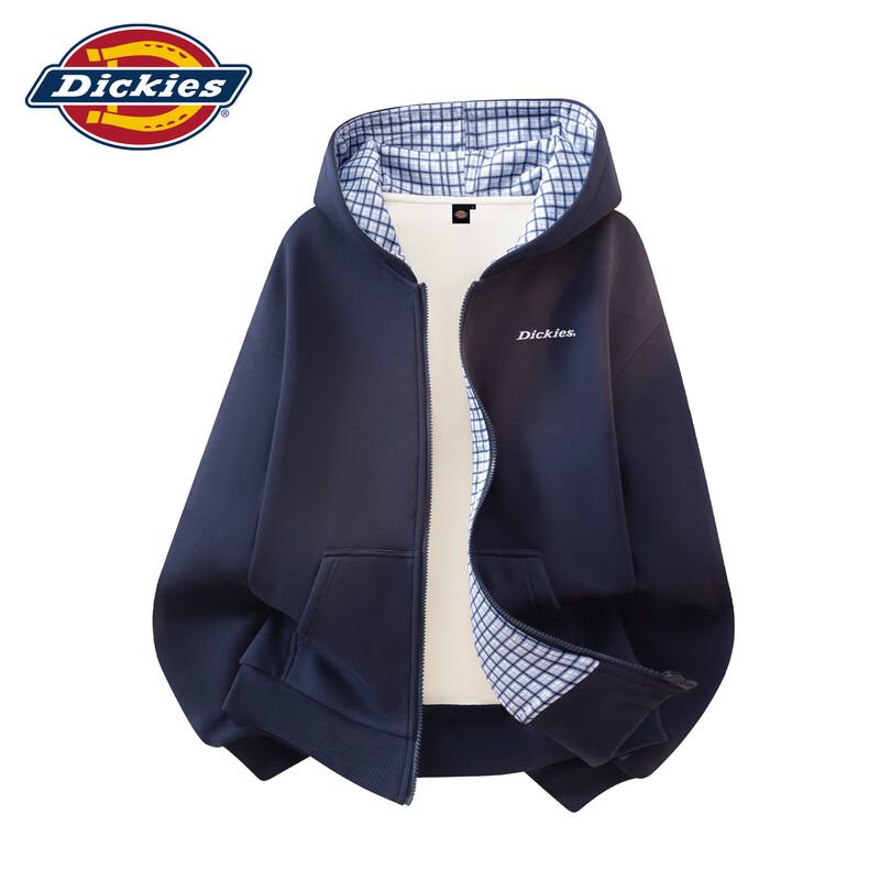 Dickies Women's Fleece-Lined Hooded Zip-Up Jacket