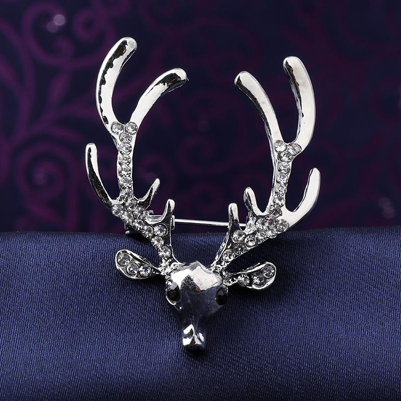 Retro Men'S Brooch Business Suit Shirt Simple Pendant Badge Collar Pin Collar Badge