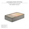 Large Under Bed Storage Box, Flat Foldable Clothes Organizer with Clear Lid, Dustproof and