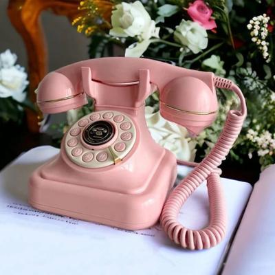 Retro Drátový Telefon Kniha Hostů Snadno Použitelný Svatba Telefon Kniha Hostů Klasický Styl Telefon Dekorace