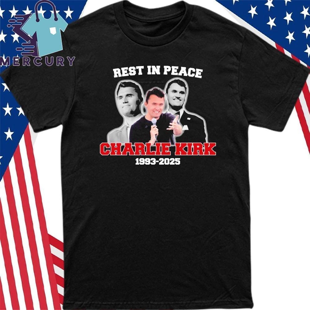 Rest In Peace Charlie Kirk 1993-2025 Shirt S