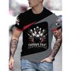 New 3D Printed T Shirt For Man Bowling Jersey Summer Causal Short Sleeve Tops Oversized Streetwear Men's Clothing Graphic Tees