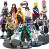 Figura de Anime Figuras de Demon Slayer Kimetsu No Yaiba Muñeco Tanjiro Nezuko Zenitsu Figura Figura de Acción Modelo Juguetes