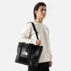 The North Face Lässige große Einkaufstasche Nylon Handtasche Schultertasche Regular Unisex Paar Unisex Tragetaschen Schwarz 3KZU-KX7