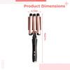 5-in-1 Curling Iron Set, Interchangeable Barrels, Wave Iron & Straightener, Up to 450°F, Champagne Gold,13 X 5.2 X 3.3 in