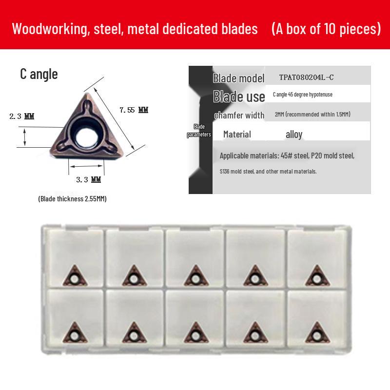 Handheld 45° Pneumatic Chamfering Machine for Metal Deburring