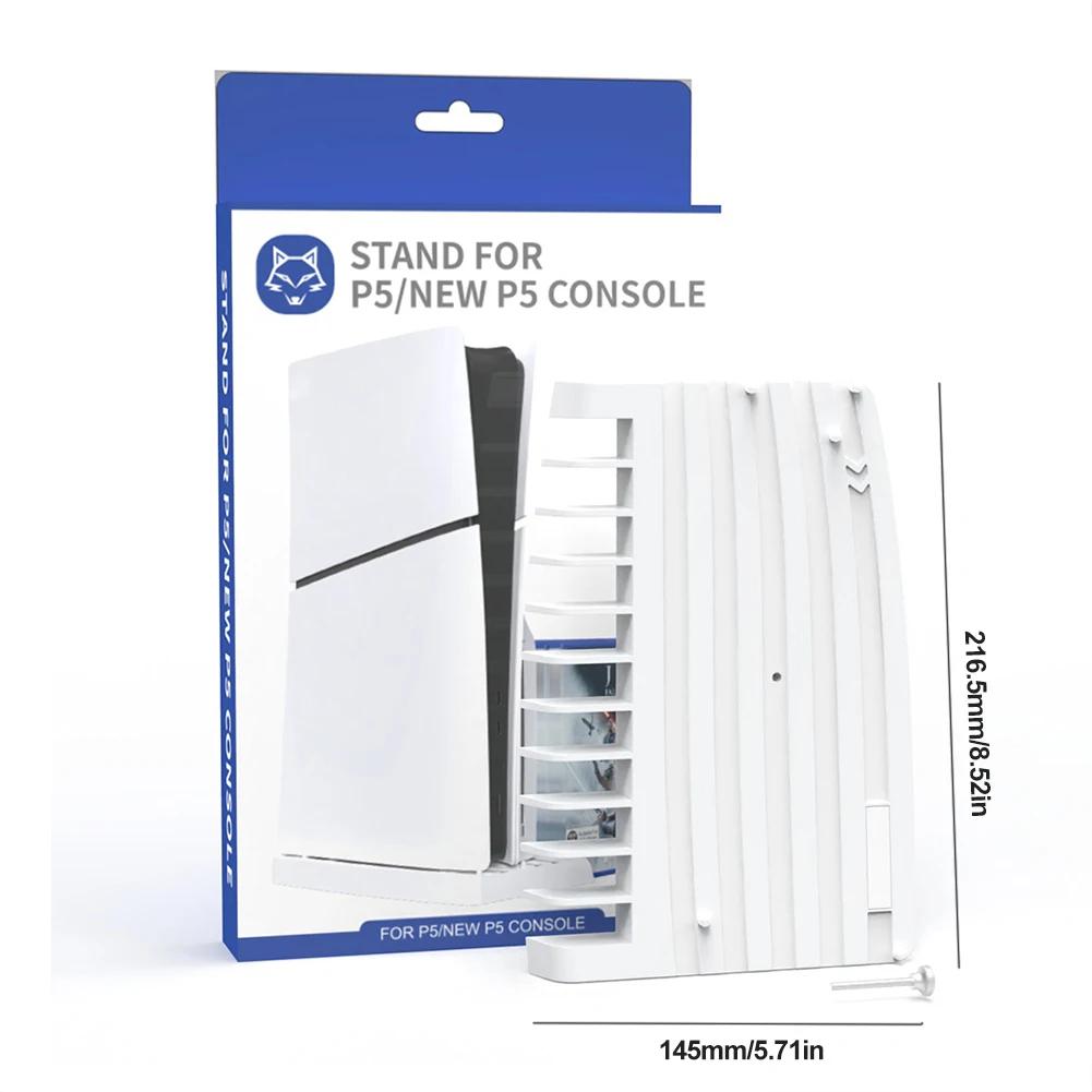 Cooling Station Controller Charging Base 3 Levels Cooling Fan RGB Light 3 USB2.0 Ports for PS5 Slim Console Digital/Disc Edition