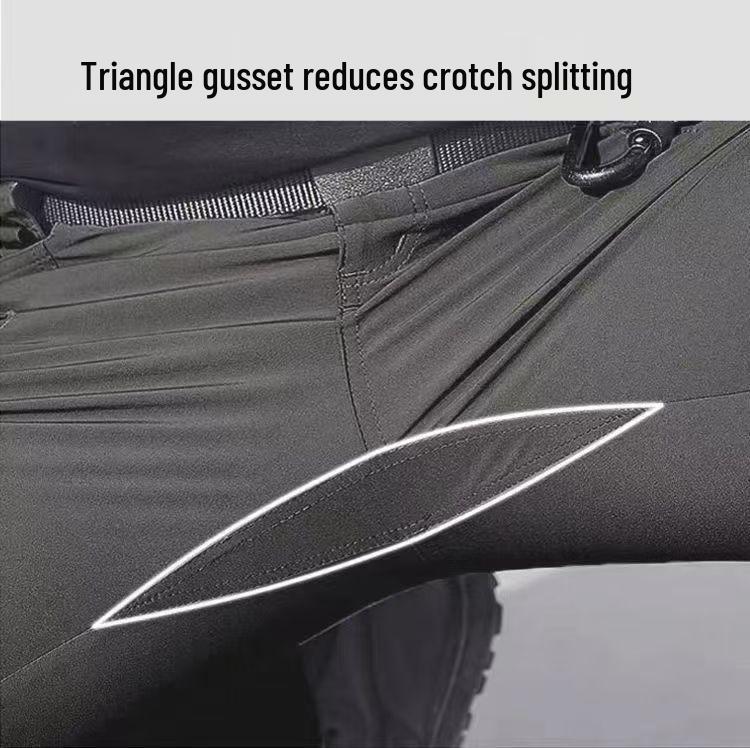 Men's IX7 Tactical Windproof Outdoor Softshell Pants - Winter Fleece-Lined, Waterproof, Warm.