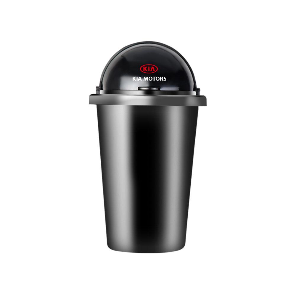 Car Styling Logo Trash Bin Trash Cleaning Storage Box For Kia Sportage Rio 3 Soul Picanto EV6 Cerato Auto Storage Accessories xmwcj44