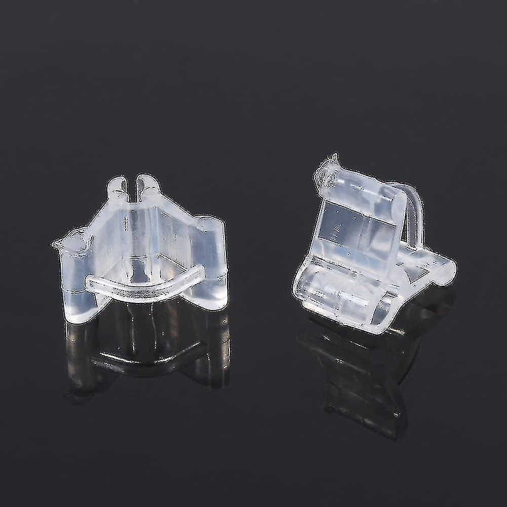100pcs Special Plants Grafting Clips - Tomato Planting Graft Clamp Eggplant Grafting Clip - Spring Loaded Plastic Support Clips