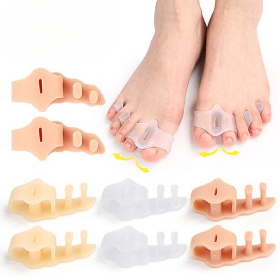 Double-hole Toe RemoverThumb Valgus Overlapping Toe Remover Soft Anti-friction Toe Clipper for Men and Women Toe Remover Pad