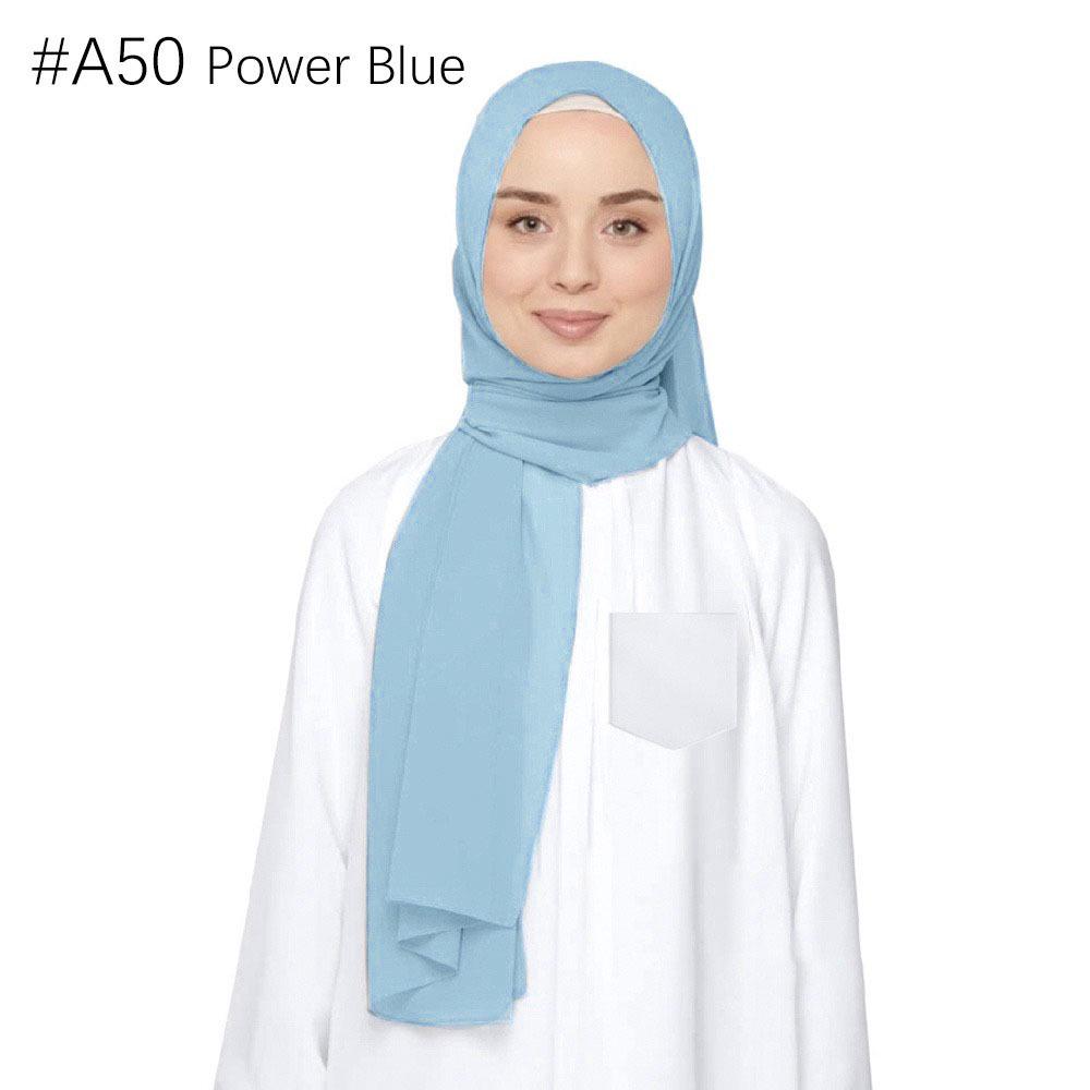 Ethnische Perlen Chiffon Bubble Kopftuch - Malaysia Schalkollektion