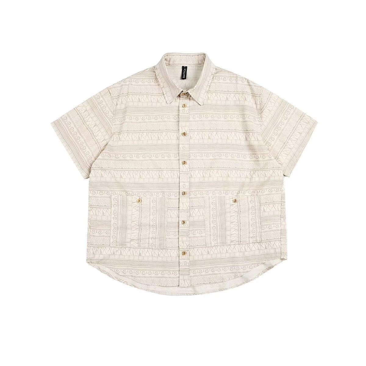 

Клетчатая ретро-рубашка, мужская летняя одежда, стиль Гонконга, студенческий свободный и нишевый дизайн, забавный новый мужской топ для ношения на открытом воздухе 2XL бежевый