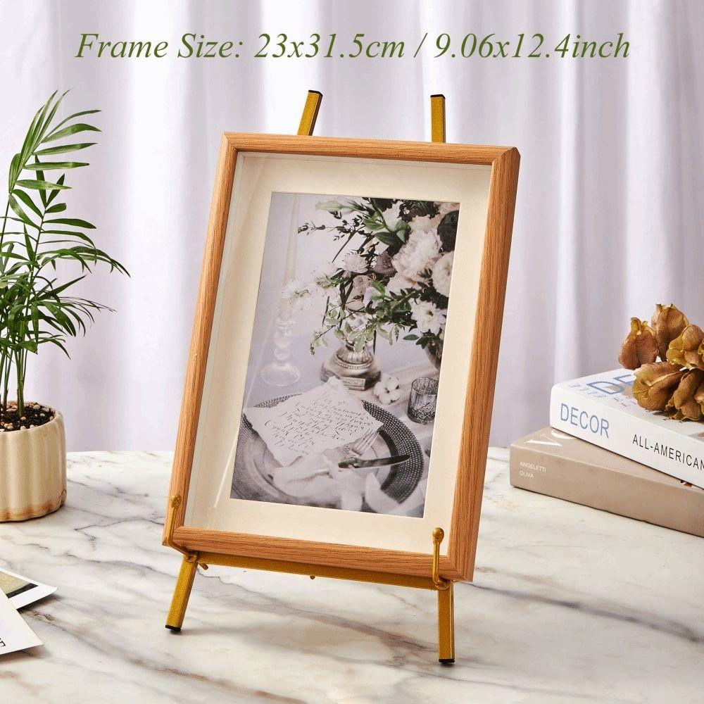Elegant Easel Stand Metal Wedding Photo Display Rack Table Top Easel Stand  for Wedding Sign