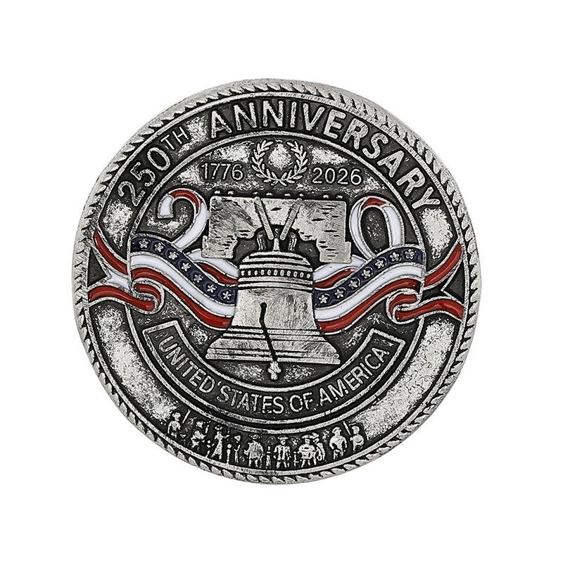2026 USA 250th Independence Anniversary Eco-friendly Enamel Brooch Pin