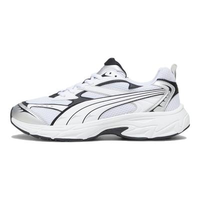 Morphic Base Silber Schwarz Unisex Sneakers Weiß Feder-Grau 392982-02