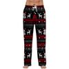 Men's Christmas Print Drawstring Pants Casual Pajama Pants
