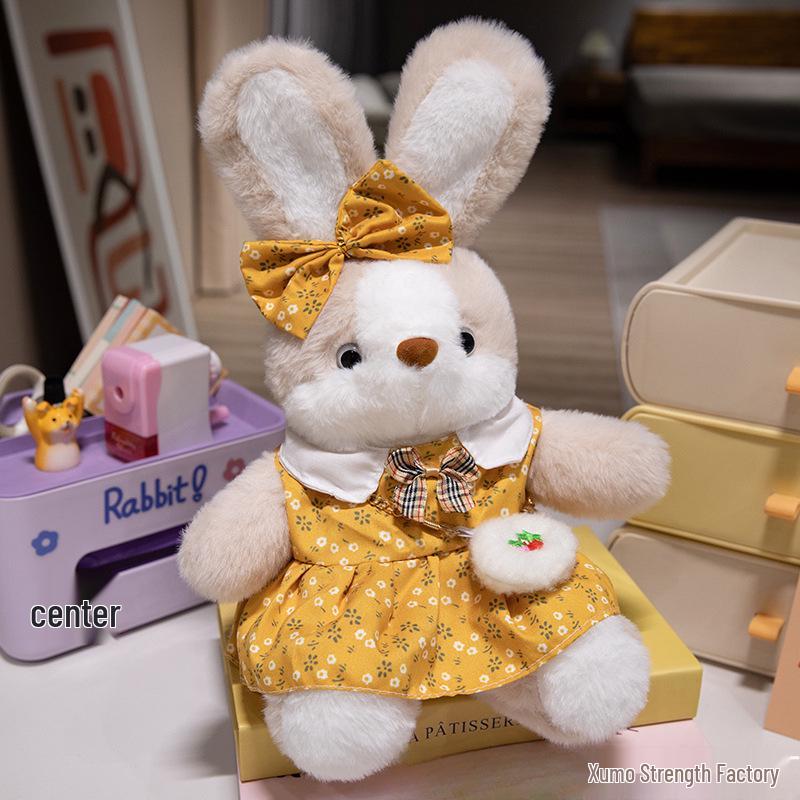 Adorable Rabbit and Puppy Sleep Companion Plush Toy – Free Shipping