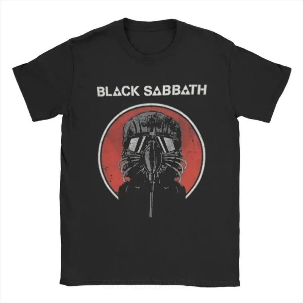 Black Cool Sabbaths T-Shirt Men Leisure Cotton Tee Shirt Round Collar Short Sleeve T Shirt 4XL 5XL Tops