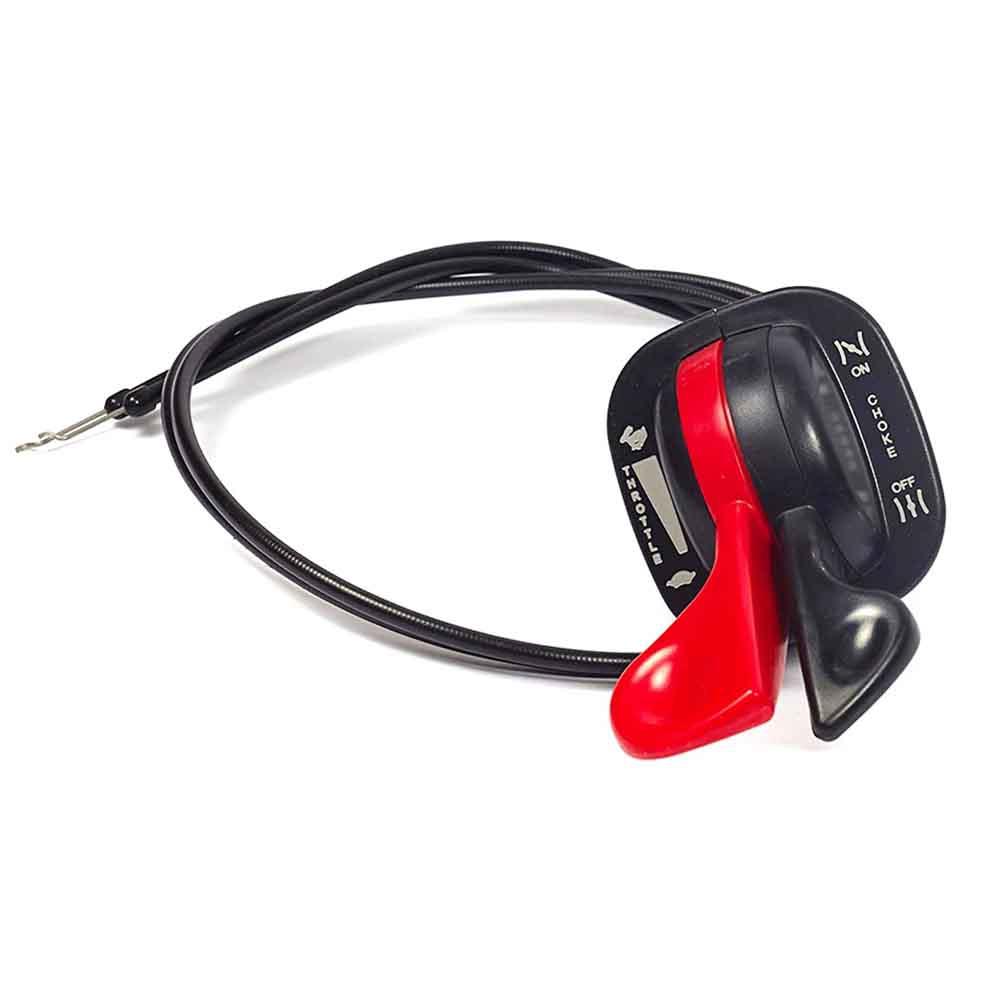 A03Z-1734506SM Throttle Chokes Cable Accelerator Dual Control Cable For Simplicity Models BlackRed