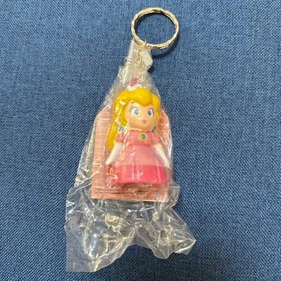Super Mario RPG Princess Peach Soft Keychain Figure w/ Tag 1995 BANPRESTO Japan