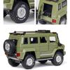 1/28 Scale Unimog U5000 Diecast Car Model Toy, Pull Back Toy Vehicle with Sound and Light for Kids Toddler Boys Girls Gift Collection