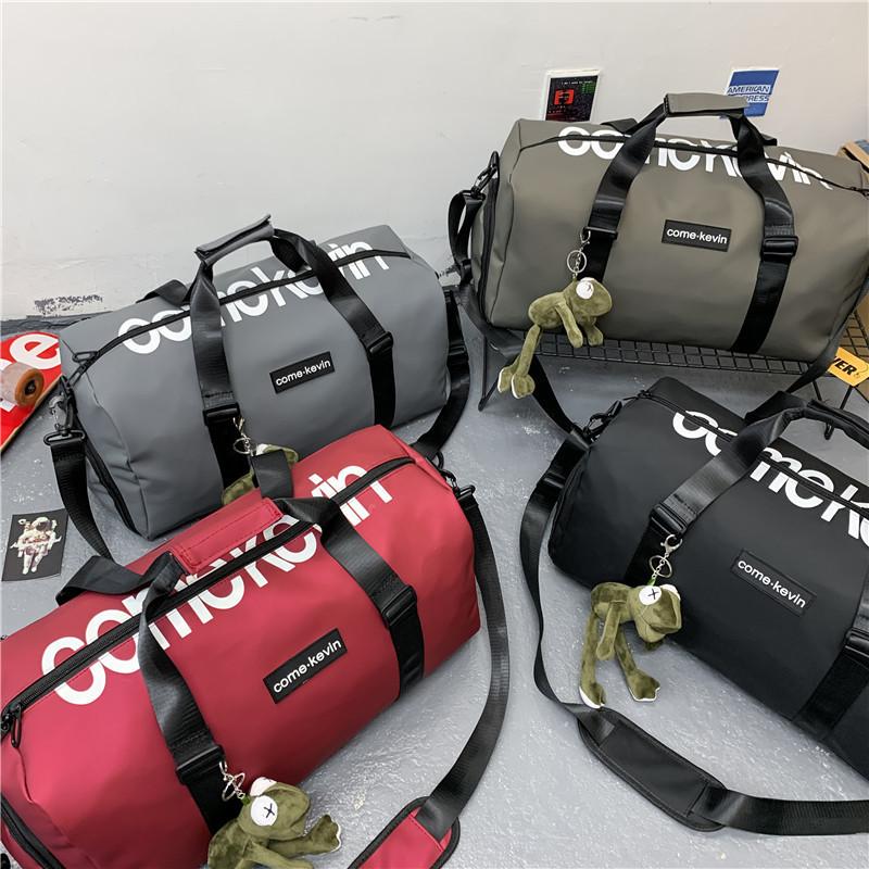 Internet celebrity travel bag short business trip women and men shoulder hand shoes large capacity hand-held tide sports luggage fitness bag