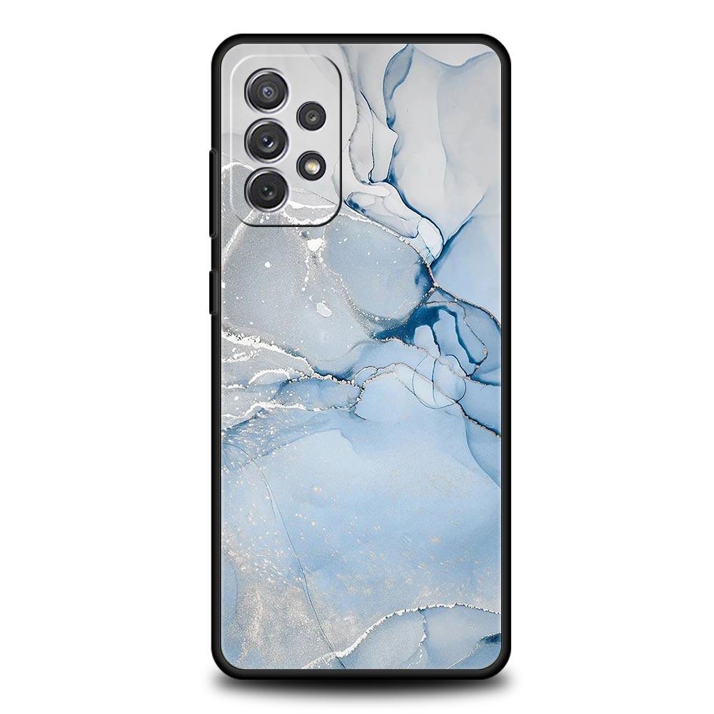 Marmor tinte und waschen Telefon Fall Für Samsung Galaxy A13 A51 A71 A41 A31 A21S A11 A01 A03S A12 A32 A52 A22 A23 a33 A53 A73 5G Abdeckung