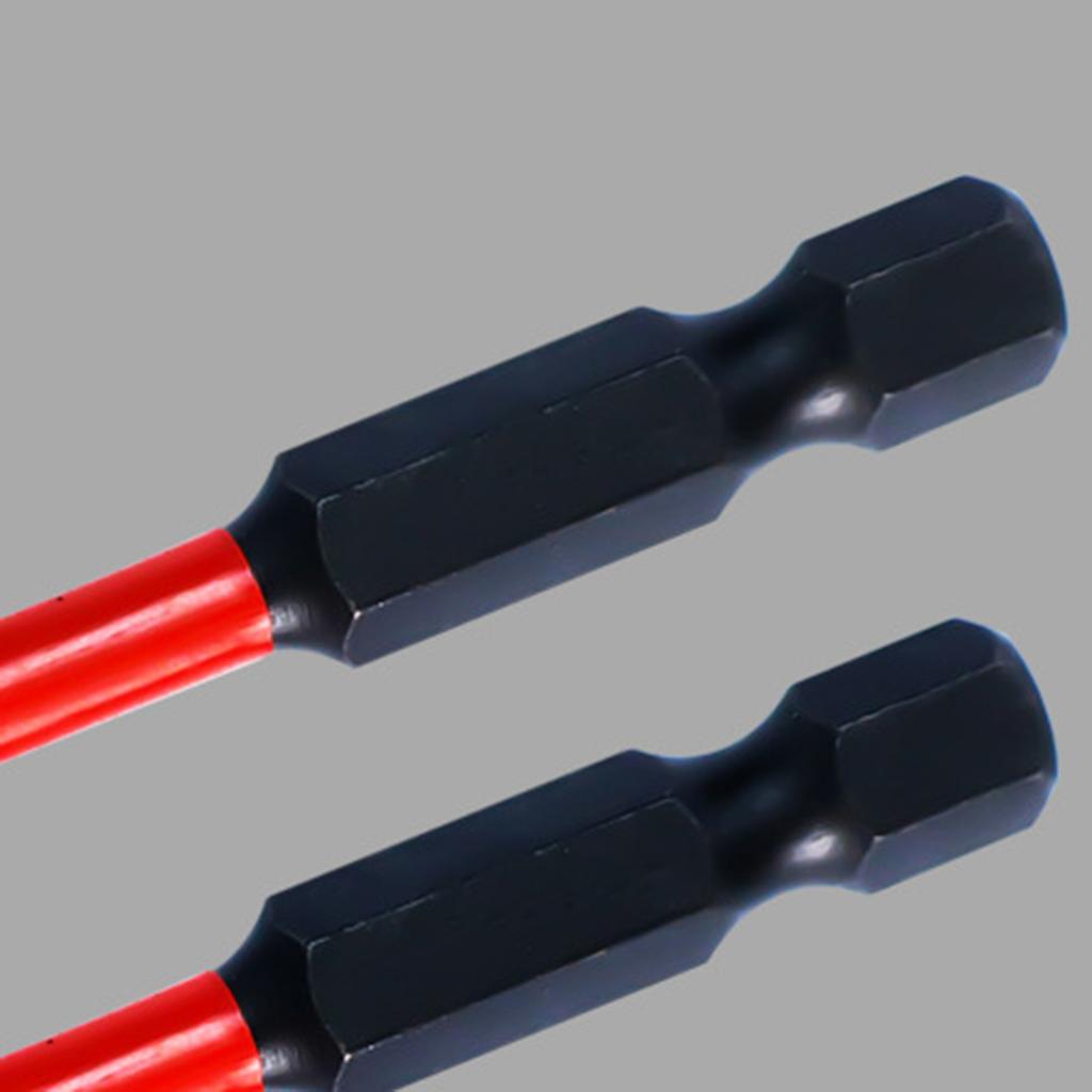 Magnetic Anti-Slip Cross Drill Bits Carbon Steel Strong Long Magnetic Cross Head Bits Suitable for Cordless Screwdriver