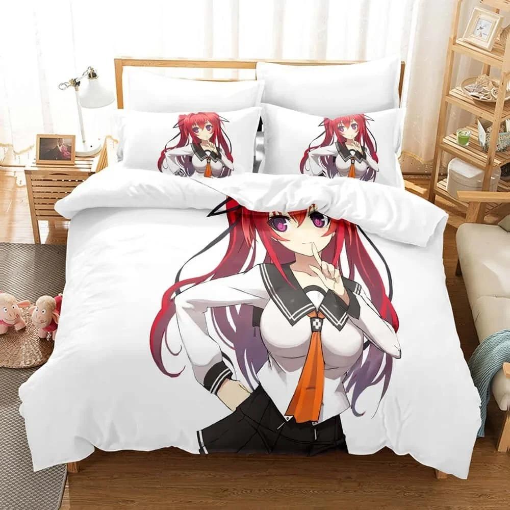 Anime The Testament of Sister New Devil Bedding Set Single Twin Full Queen King Size Duvet Cover Sets for Adult Kid Bedroom