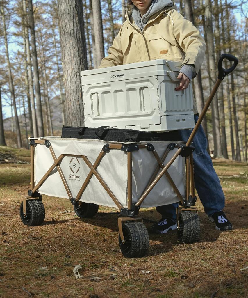 One Touch Storage Wagon II One Touch Storage Wagon II Renewal A Wagon That Can Carry Large Items At Once Wagon Camping Outdoor SMOFTTY009a S'more