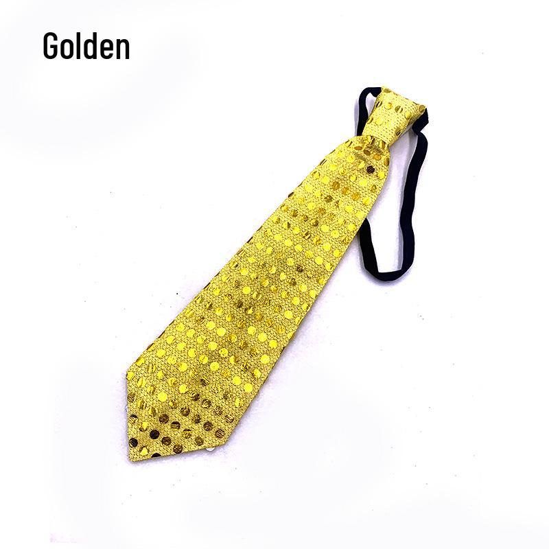 2047 LED Flashing Sequin Glow Tie for Concerts