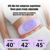 Kabelloses Taillen-Bauch-Vibrationsmassagegerät Heiße Kompresse Faules Körperformungs-Massagegerät Warmes Bauchfett Formende Vibrationsmassage