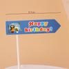 10-Pack 3D Hot Air Balloon & Rainbow Cake Toppers