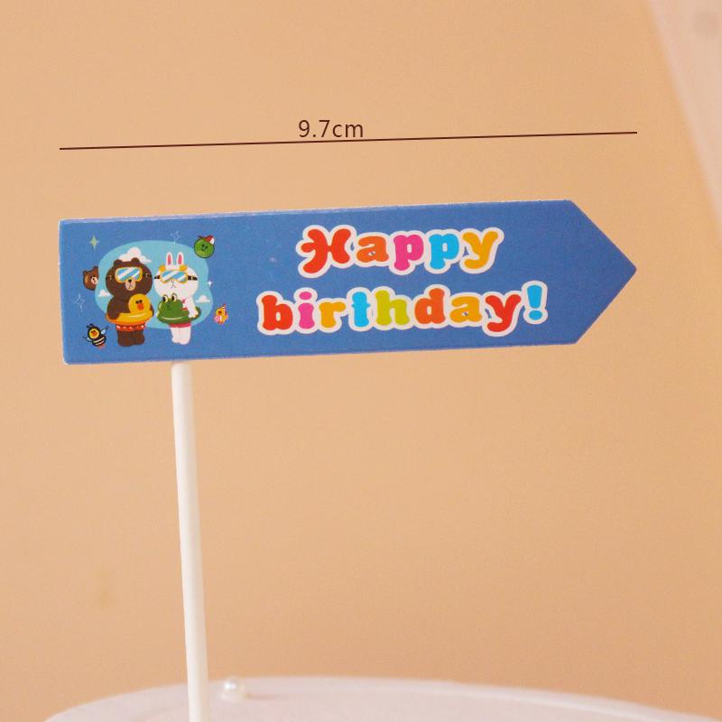 10-Pack 3D Hot Air Balloon & Rainbow Cake Toppers