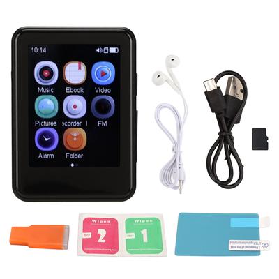 MP3 MP4 Player Bluetooth 5.0 HiFi Lossless 2.5 Inch Touch Screen Recording Music Player with