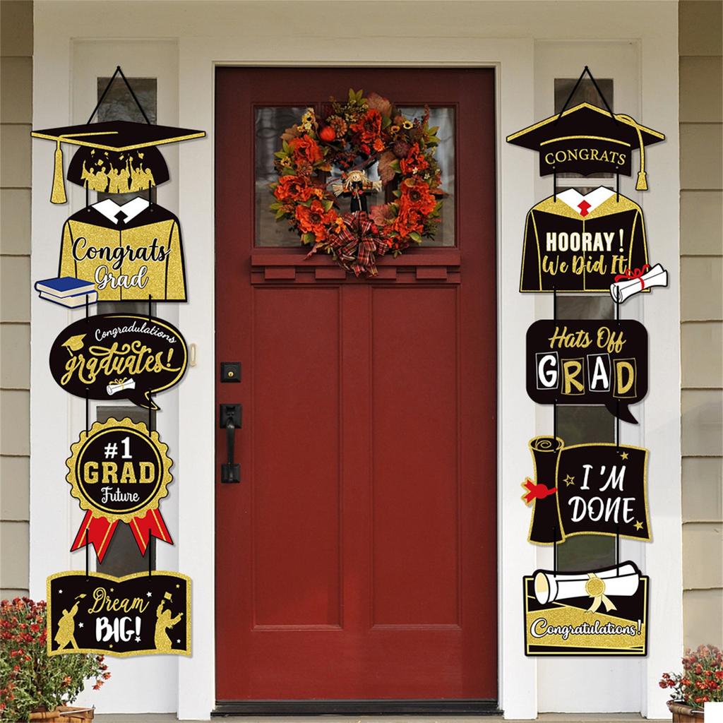 Graduation Party Decoration Door Hanging Graduation Classmates Gathering Door Decoration Hanging Decoration