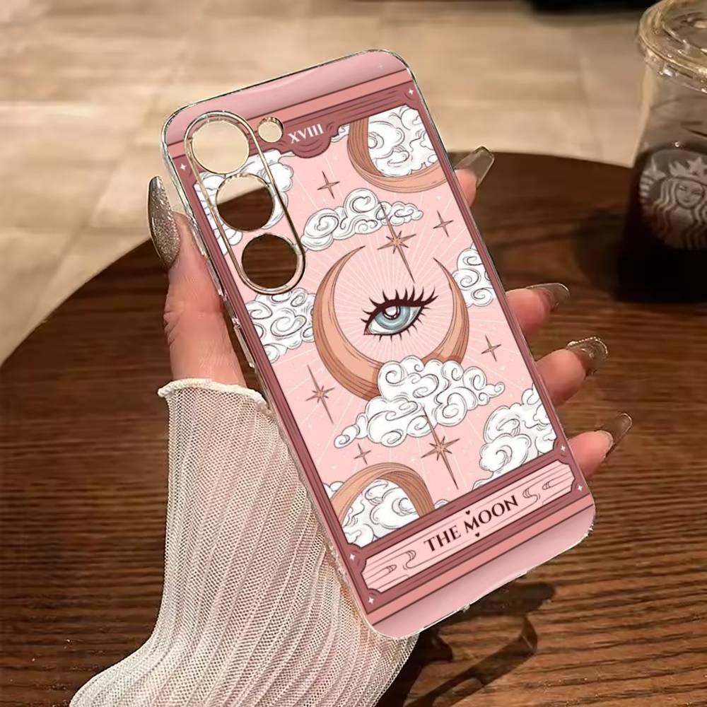 Tarot Aesthetic Phone Case For Samsung Galaxy A71,A70,A52,A51,A40,A30 Transparent Cover
