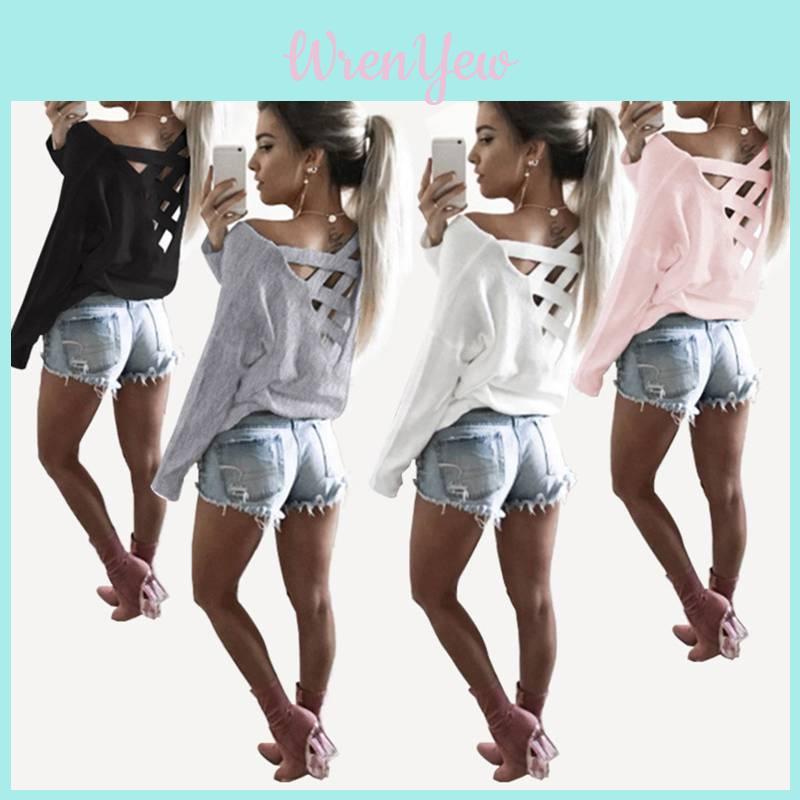 Premium Quality Mode Femmes Long Sleeve Tops For Casual Cotton T Shirts