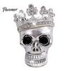 Car Scent Diffuser Accessories Crown Skull Air Freshener Vent Clip, Fragrance Diffuser, Metallic Clip Gothic Auto Interior Decoration Accessory