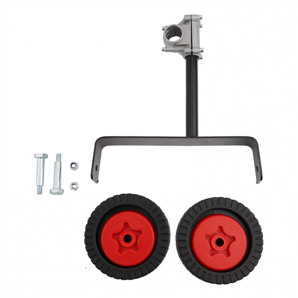 12.3 Cm / 4.8 Inch Support Wheels Adjustable Fitting Metal + Plastic