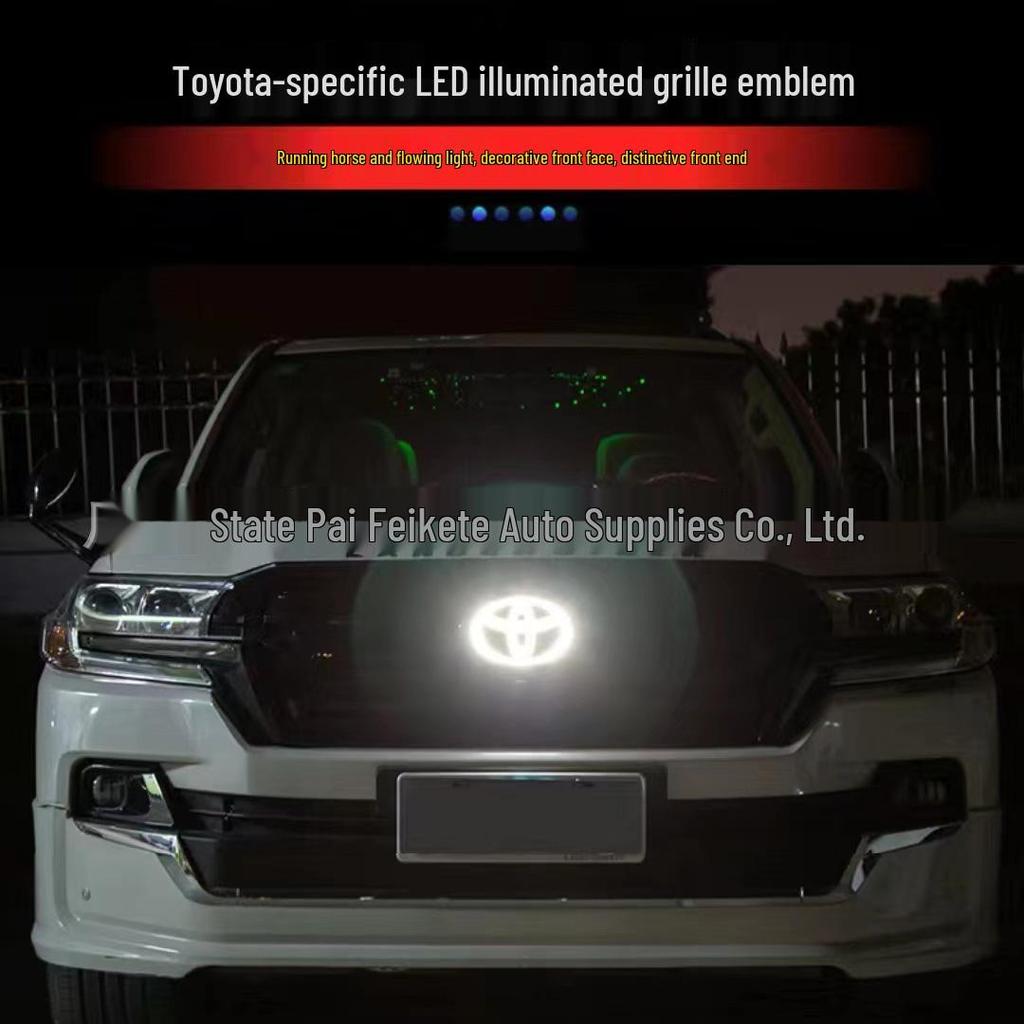 Dynamic LED Flowing Light Car Grille Emblem