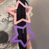 INS Extra-large Star Hair Clip Solid Color Funny Hair Grip Openwork Star Hairpin  Children's Toys