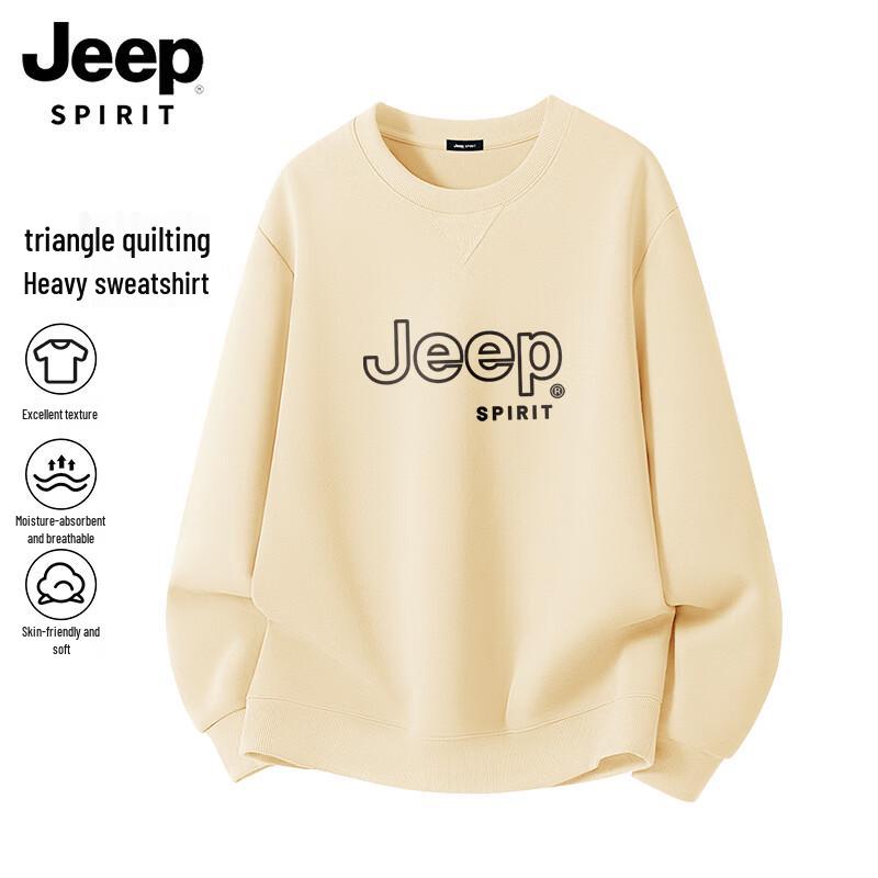 Мужской свитшот с длинным рукавом и круглым вырезом JEEP SPIRIT 2XL