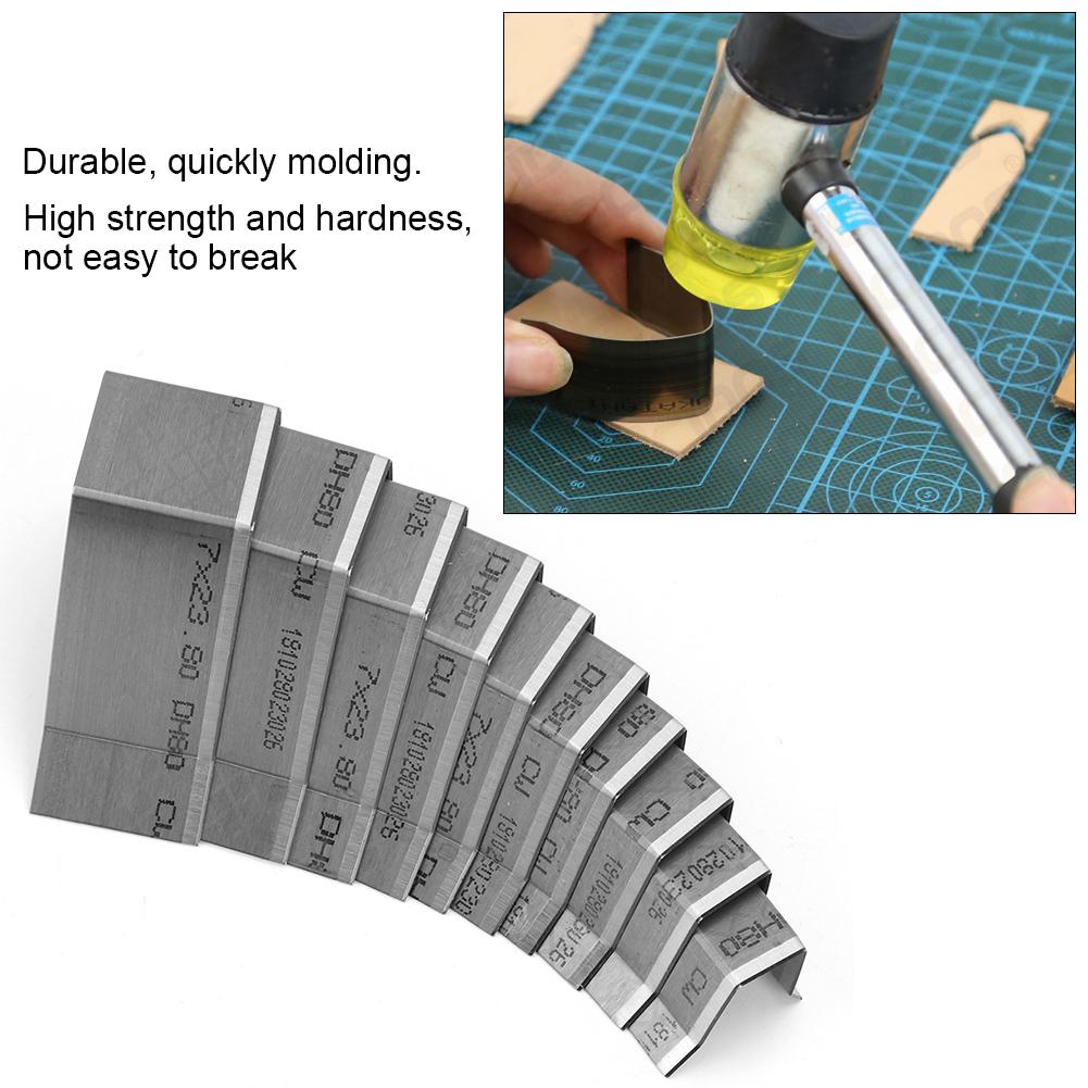 Leather Craft V shaped Strap Belt Cutter Knife Mold Die Template Cutting Punching Tool (#01)