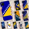 Vlajka Bosny a Hercegoviny Pro Samsung Galaxy A55 A53 A33 A13 A35 A15 A36 A56 A26 A16 A22 A32 A52 A54 A34 A06 A05 Pouzdro