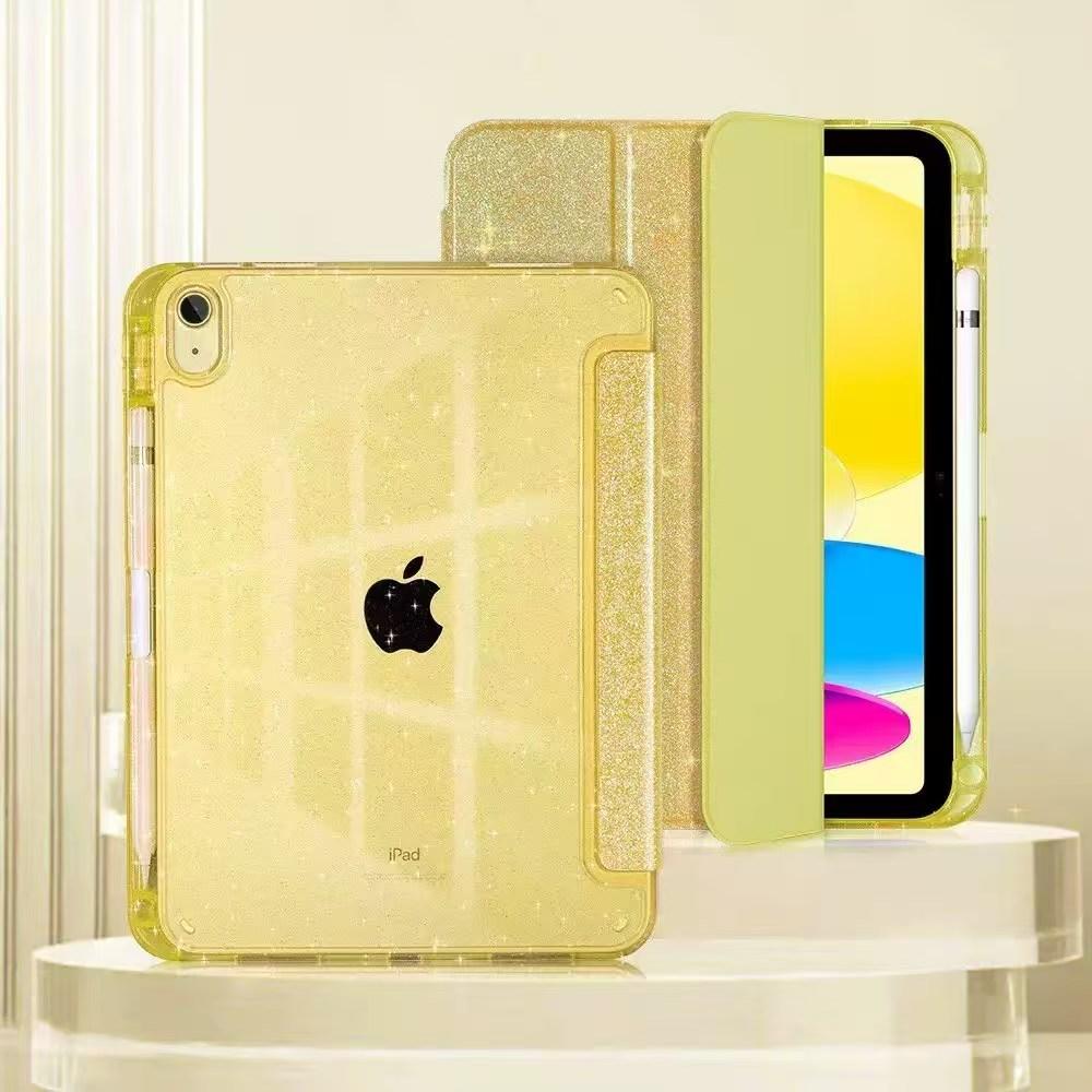 Glitzernde Hülle für das neue iPad 12. Generation (A19) A16 11 10 9 8 7. Air Pro 10.9 11 12.9 13 Zoll Mini 6/7 Dreifach-Smart-Ständer Schutzhülle