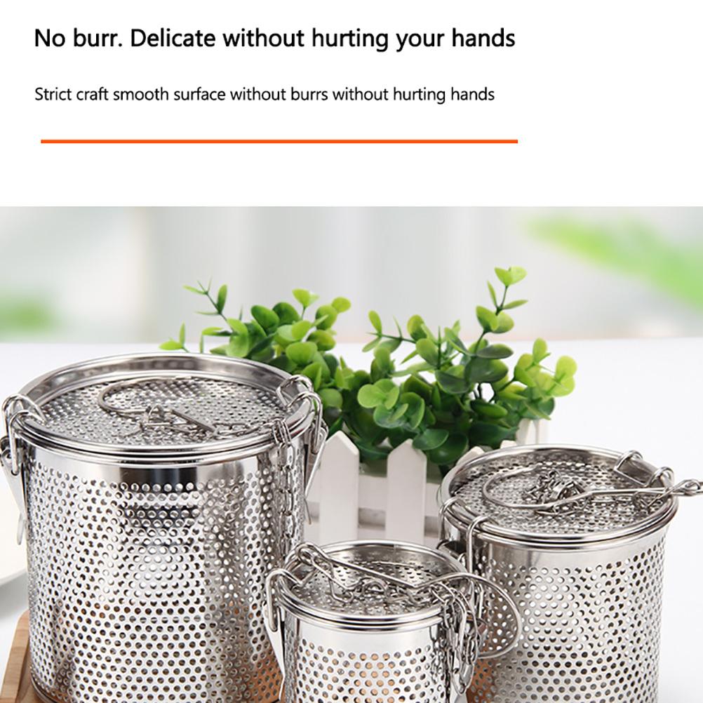 Stainless Steel Seasoning Jar Mesh Trainer Teapot Tea Strainer Pepper Jar Spice Bottle Kitchen Accessories