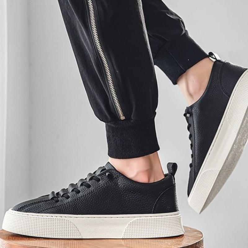 Moccasin Round Toe Male Casual Shoe Thick Platform Designer Comfortable Classic Original Pu Footwear Offer Men's Leather Shoes